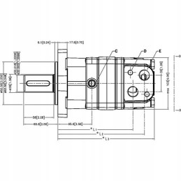 Hidraulinis variklis oms 200 151f0504 danfoss