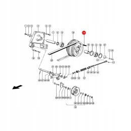 Claas 1423400 Gates V formos diržas