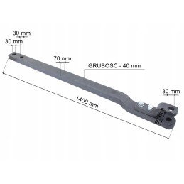 Sukomplektuota apatinė prikabinimo juosta c 385 89452999