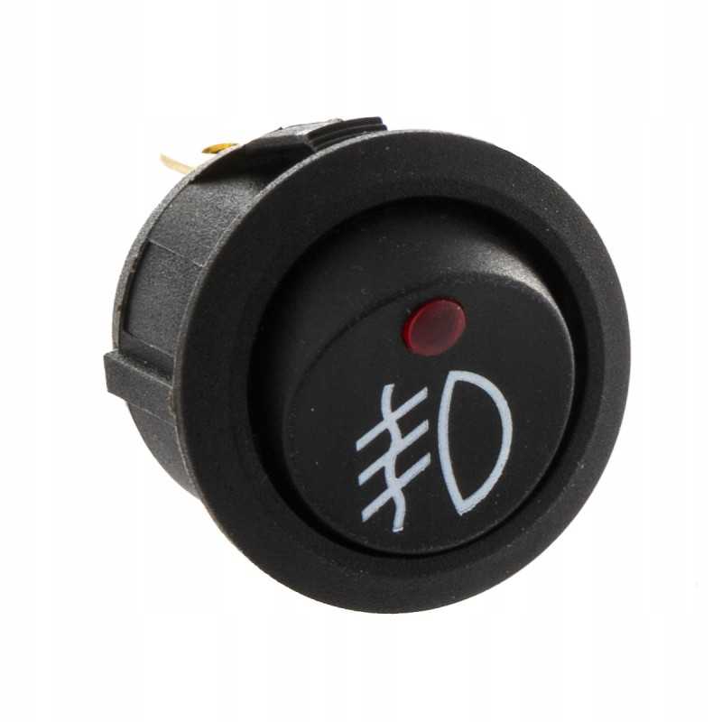 Raktinis jungiklis 20mm rūko žibintai