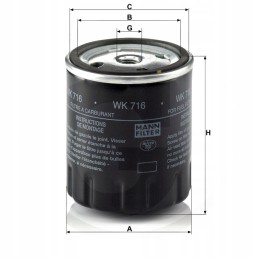 Mann filtras 929001 kuro filtras