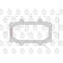 Vairo kolonėlės tarpinė krazelitas 0 8mm
