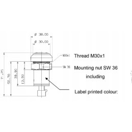 GTV stabdymo jungiklis Massey Ferguson 4270311m2