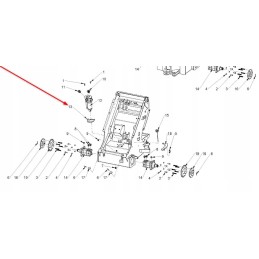 C036648 hidraulinio filtro pagrindo tarpiklis
