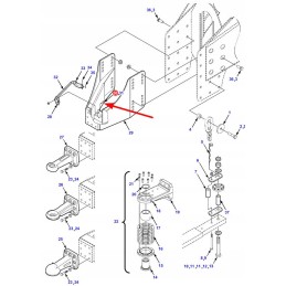 3012166x1 kablio tvirtinimo varžtas m10 x 25