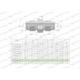 Hidraulinė colių jungtis bb 1 1 16 unf jic warynski