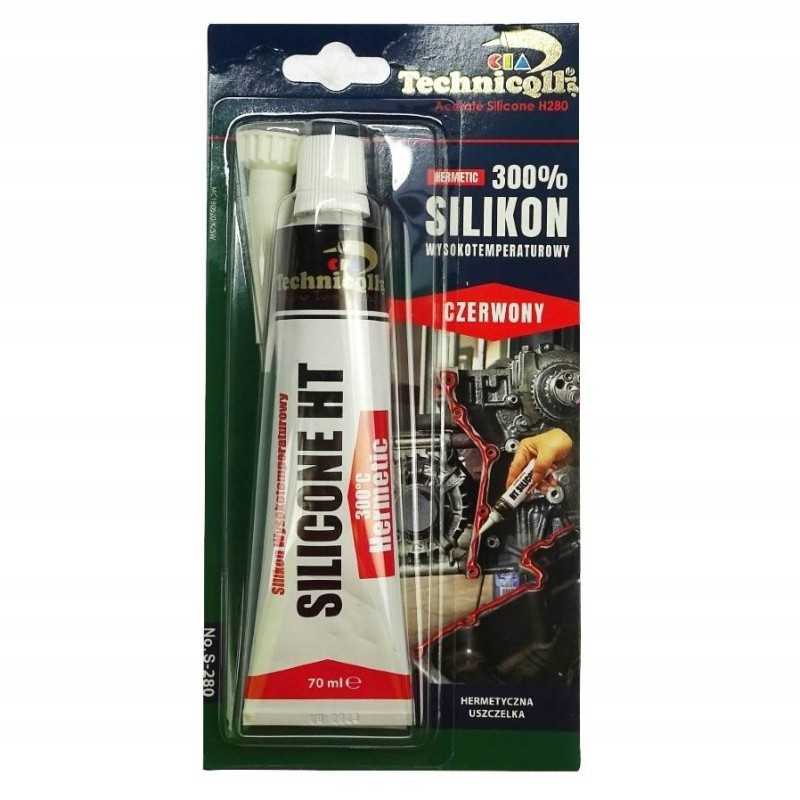 Aukštos temperatūros silikoninis raudonas, 80ml motogenas