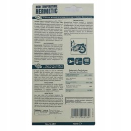 Aukštos temperatūros silikoninis raudonas, 80ml motogenas