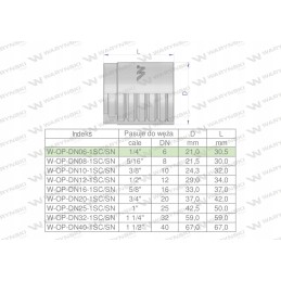 Įvorė dn 06 1sn 1sc premium warynski