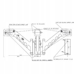 Halogeninis priekinis ir galinis gabaritinis žibintas, LED 239p