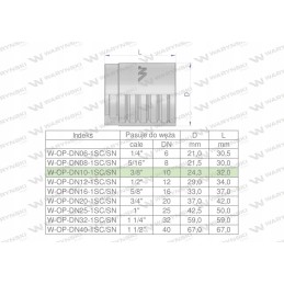 Įvorės laikiklis dn 10 1sn 1sc premium warynski
