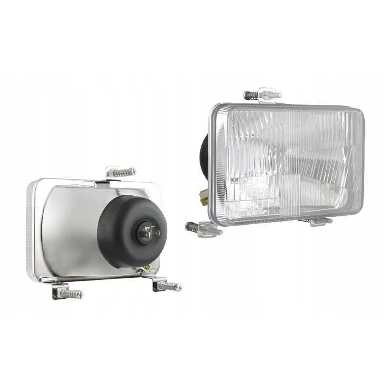 H4 priekinis žibintas su įdubos sandarikliu