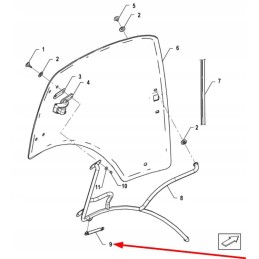 P5s52101137 durų dujų pavara