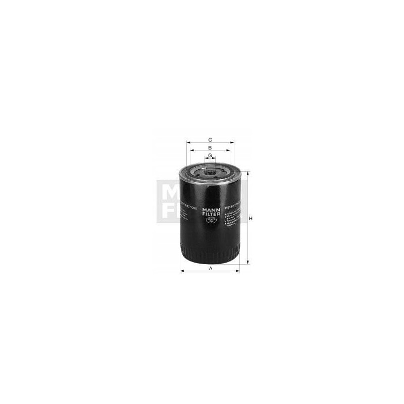 Alyvos filtras w11025 mann filtras