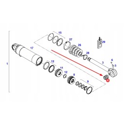 F339860031040 hidraulinio cilindro įvorė