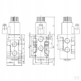 Solenoidinis vožtuvas shv 6 2 12v dc 1 2