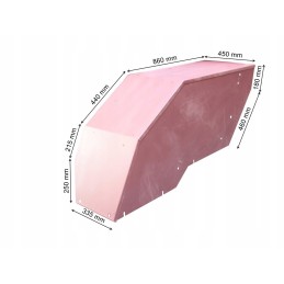 Galinis dešinysis sparnas zetor 7245 6011 7907 60117907