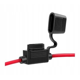 Saugiklio laikiklis su viela ir kabeliu