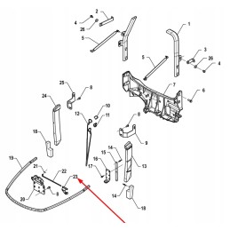 P5s47301018 gaubto spynos kreiptuvo laikiklis