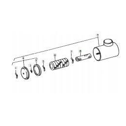 Pagrindinis oro filtras john deere ar95758 cf19006x