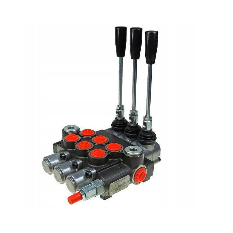 3 sekcijų hidraulinis skirstytuvas