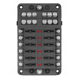 Automobilio saugiklių dėžutė, 12 vnt