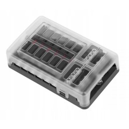 Automobilio saugiklių dėžutė, 12 vnt