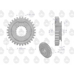 4 pavara ratas mf4 originalus ursus