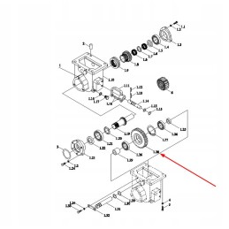 Te254 421b 1 02 priekinė tvirtinimo pavara