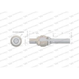 Vairo jungtis 245 5 mm m30x1 5 m28x1 5 f816