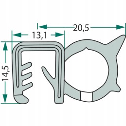 Stiklo sandariklis, 5 m pakuotė