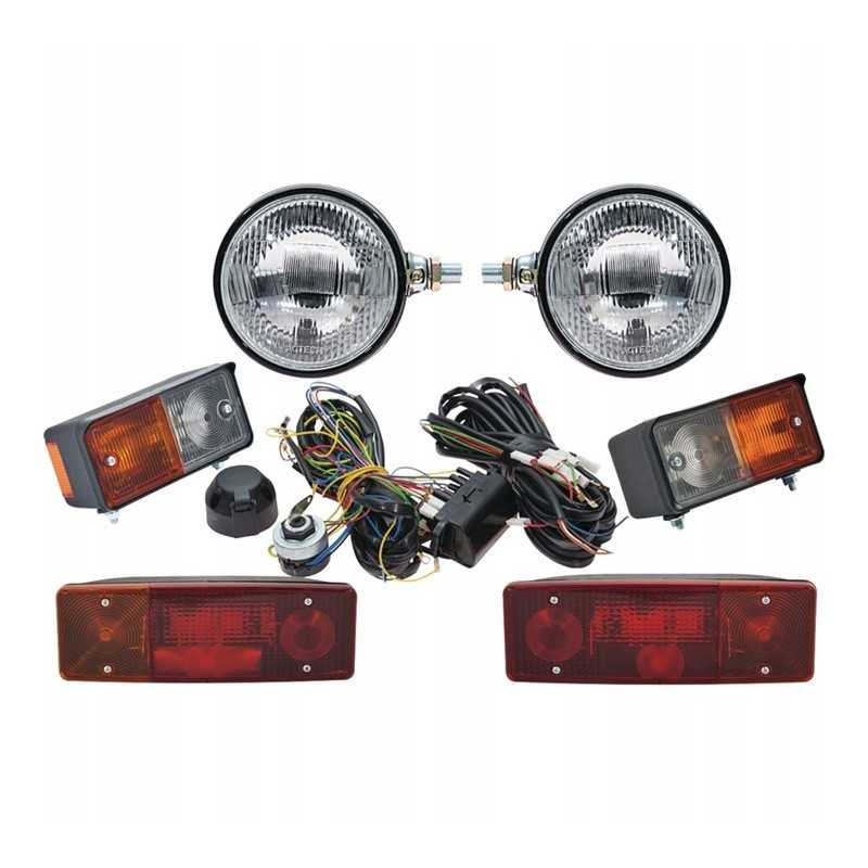 Elektros instaliacija, Ursus C 360 lempos laidai