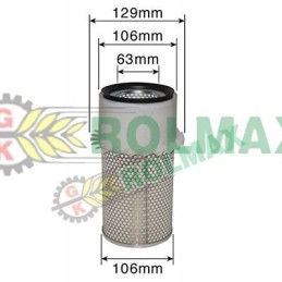 Mf perkins oro filtras AF435km