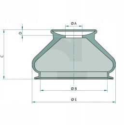 Apsauga nuo dulkių 16 mm granito