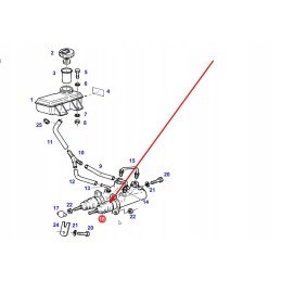 F178107070130 Pagrindinio stabdžių cilindro remonto komplektas