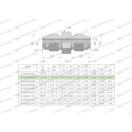 Hydra inch jungtis bb 1 2 unf jic warynski