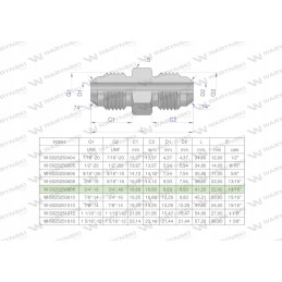 Hidraulinė colių jungtis bb 3 4 unf jic warynski