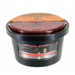 Kombinuotas galinis žibintas, plastikinis, kairysis, 12v24v w16l c330