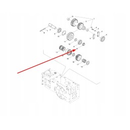Tb450 38j 08 atbulinės eigos veleno įvorė