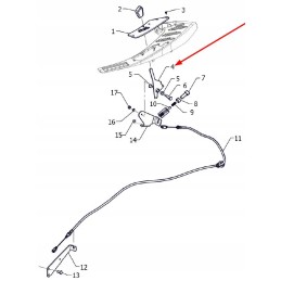 P5s55201056 valdymo svirtis