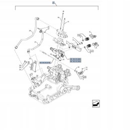 3 pagalbinis valdymo vožtuvas 24x24 new Holland ca