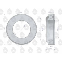 Aukščiausios kokybės vidutinės vidutinės traukos atleidimo guolis