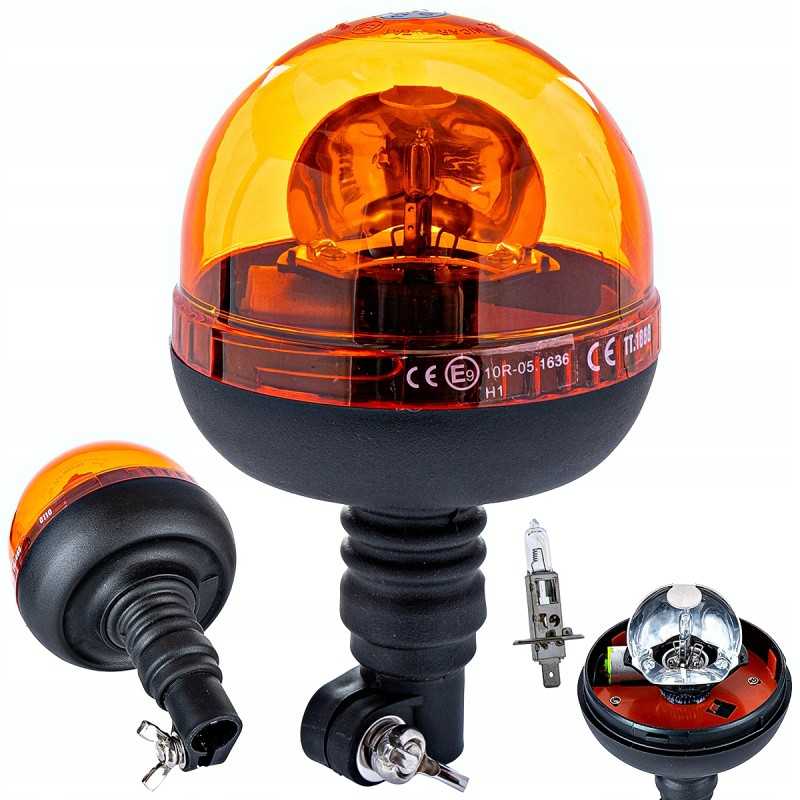 Įspėjamoji lemputė micro h1 12v 24v ant kaiščio