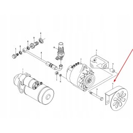 4te35a 12110a generatoriaus dangtelis