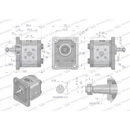 Hidraulinis krumpliaratinis siurblys 3 1cm3 grupė 1 euro tipas