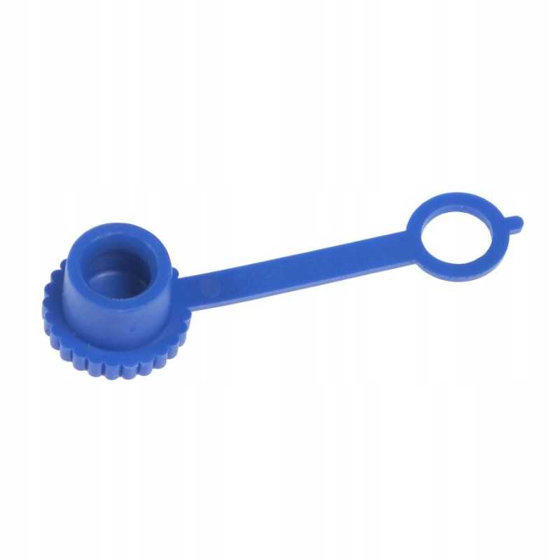 Mėlynas tepimo antgalio dangtelis