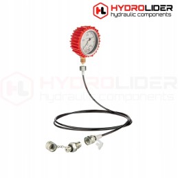 Serviso komplektas, 400bar manometras, 2m laidas, 10x1