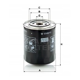 Alyvos filtras massey ferguson 7600 7618 w 1140 11