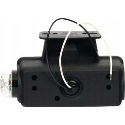 LED markerinė lempa, dešinė, stačiakampė, 24v, oranžinė