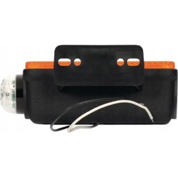 LED markerinė lempa, dešinė, stačiakampė, 24v, oranžinė
